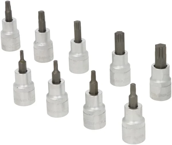Kramp - 18049240091KR - Steckschlüsselsatz 1/2" Torx 9-teilig