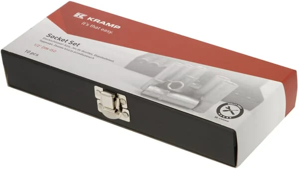 Kramp - 1804924010KR - 1/2" Steckschlüsselsatz 10-teilig