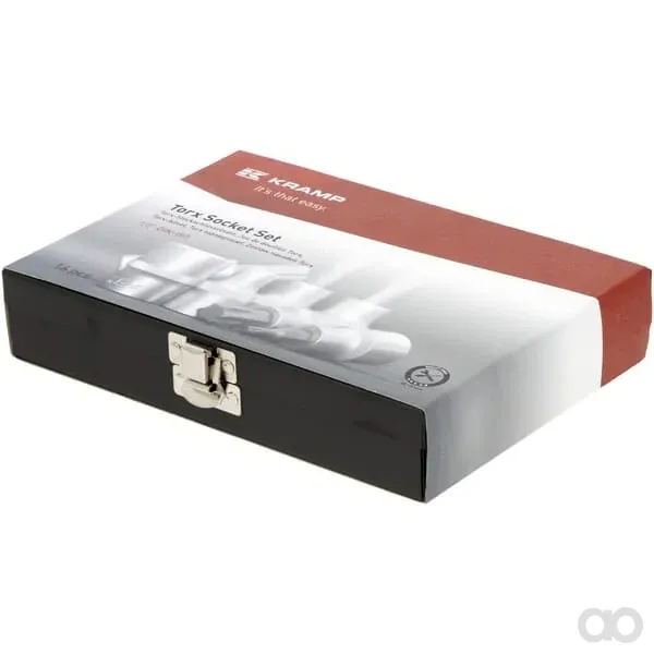 Kramp - 1804924016KR - Torx-Steckschluesselsatz 1/2", 16-Teilig