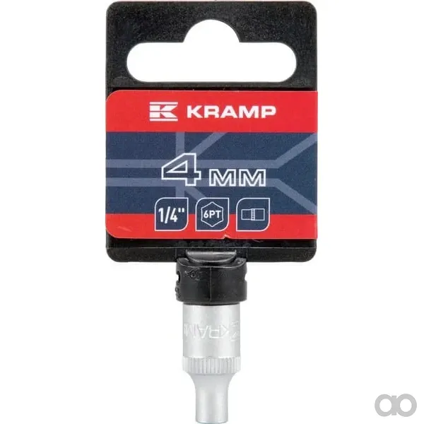 Kramp - 18060060040KR - Steckschluesseleinsatz 1/4" Sechskant 4 mm