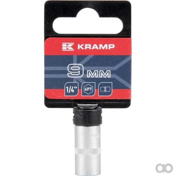 Kramp - 18060060090KR - Steckschluesseleinsatz 1/4" Sechskant 9 mm