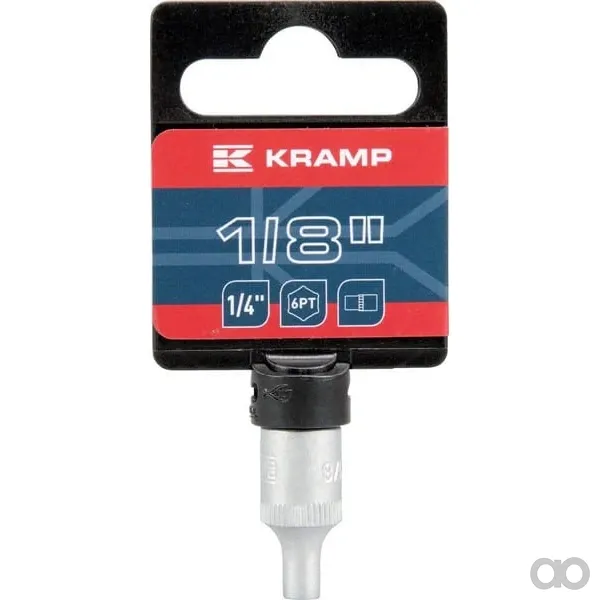 Kramp - 18060061030KR - Steckschluesseleinsatz 1/4" Sechskant 1/8"