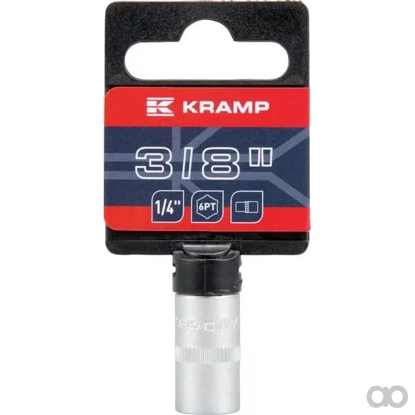 Kramp - 18060061100KR - 1/4"-Antrieb Sechskant-Steckschluessel 3/8"