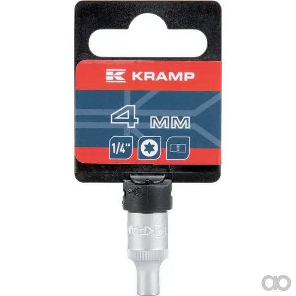 Kramp - 18060062004KR - 1/4"-Antrieb Torx-Steckschluessel E4