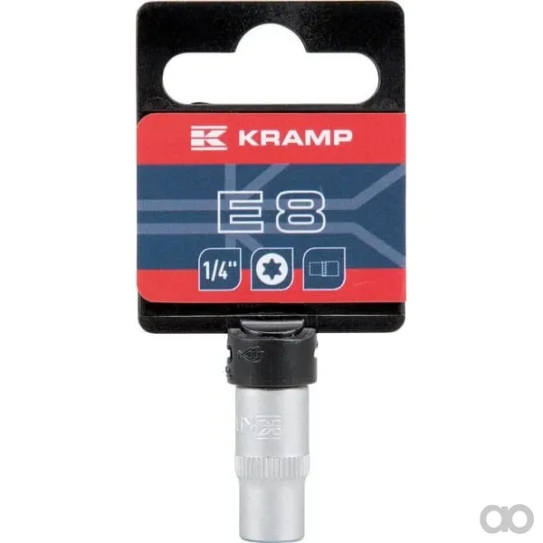 Kramp - 18060062008KR - 1/4"-Antrieb Torx-Steckschluessel E8