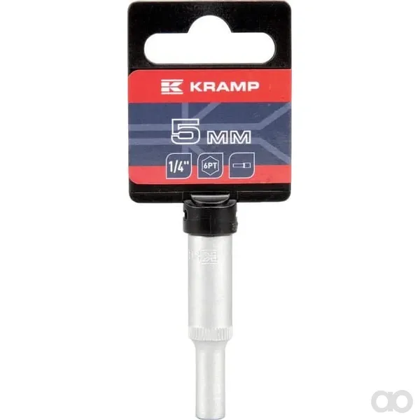 Kramp - 18060063050KR - Langer Vierkantantrieb 1/4" Sechskant 5 mm