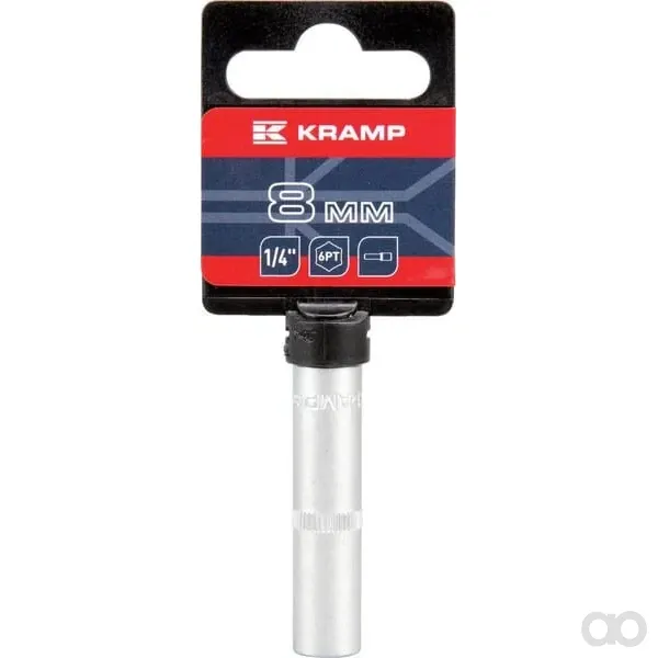 Kramp - 18060063080KR - Langer Vierkantantrieb 1/4" Sechskant 8 mm