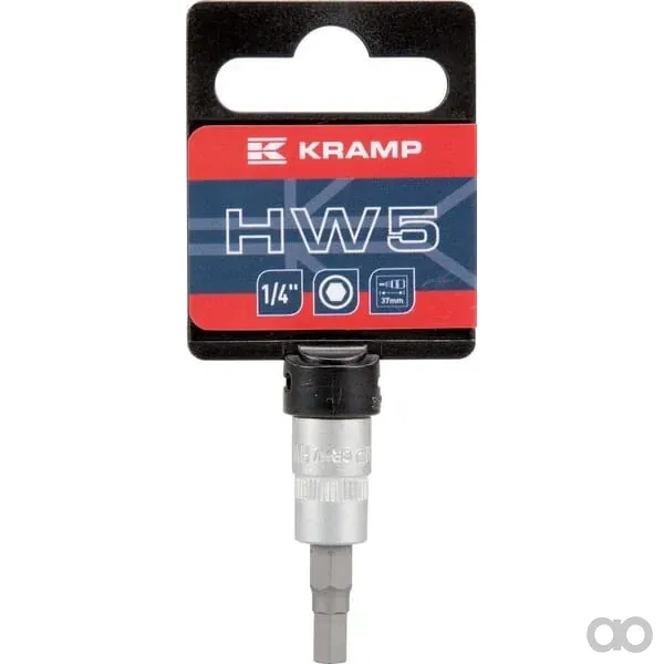 Kramp - 18060065005KR - Steckschluessel-Einsatz 1/4" Sechskant 5 mm