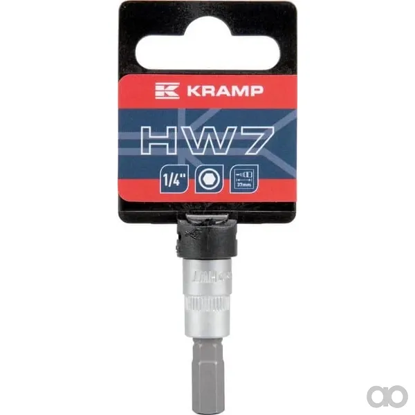 Kramp - 18060065007KR - Steckschluessel-Einsatz 1/4" Sechskant 7 mm