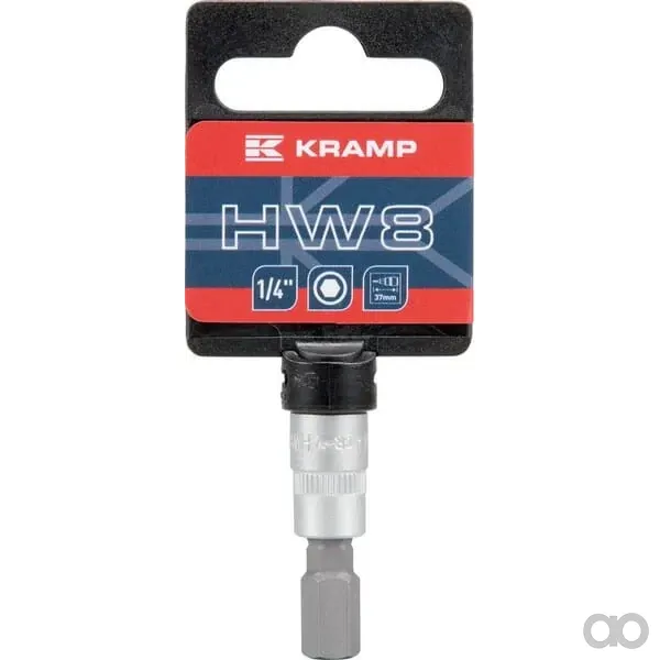 Kramp - 18060065008KR - Steckschluesselseinsatz 1/4" Sechskant 8 mm