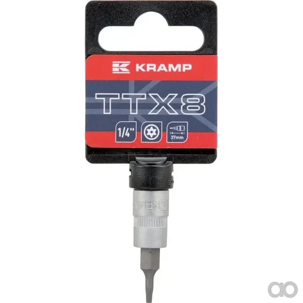 Kramp - 18060066008KR - Steckschluesselseinsatz 1/4" Torx TX 8