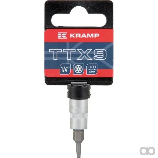 Kramp - 18060066009KR - Steckschluesselseinsatz 1/4" Torx TX 9