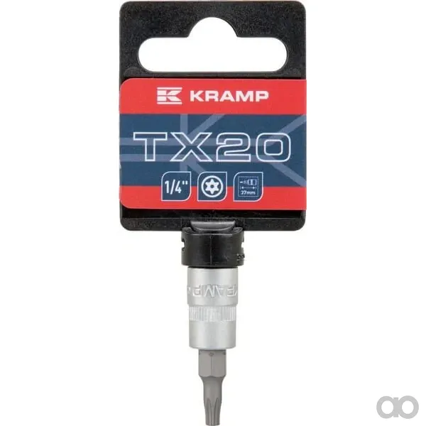 Kramp - 18060066020KR - Stecknuesseseinsatz 1/4" Torx TX 20