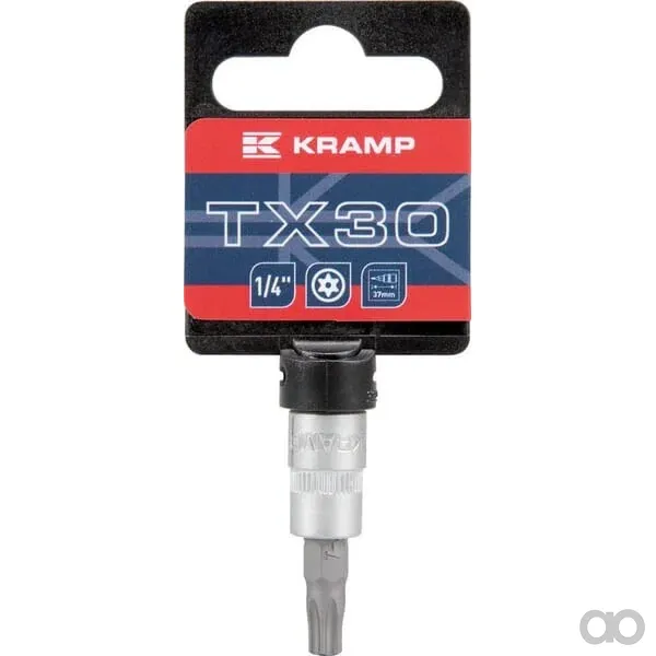 Kramp - 18060066030KR - Stecknuesseseinsatz 1/4" Torx TX 30