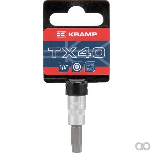 Kramp - 18060066040KR - Stecknuesseseinsatz 1/4" Torx TX 40