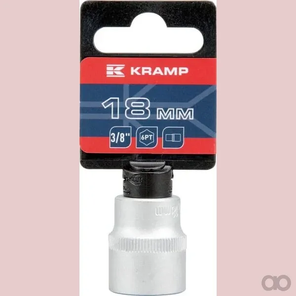 Kramp - 18060100180KR - Steckschluesselseinsatz 3/8" Sechskant 18 mm