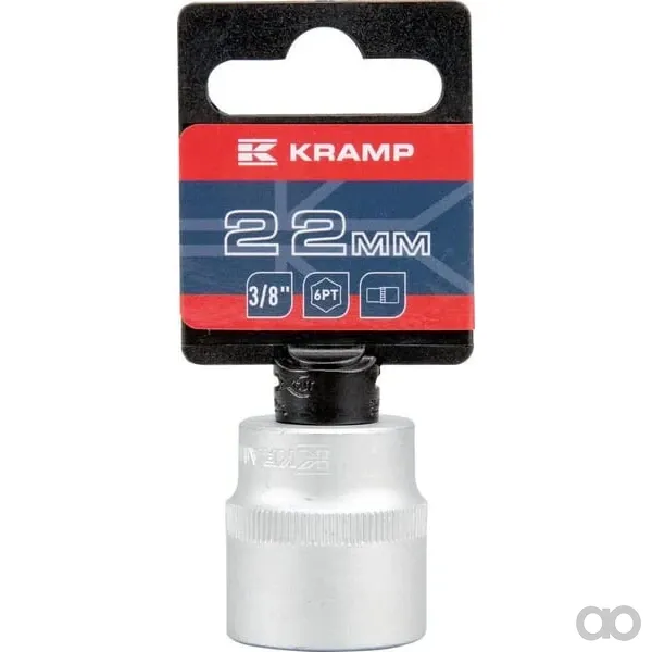 Kramp - 18060100220KR - Steckschluesselseinsatz 3/8" Sechskant 22 mm