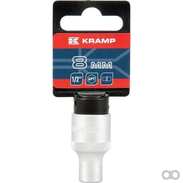 Kramp - 18060130080KR - Sechskantschluesselaufsatz 1/2" 8 mm