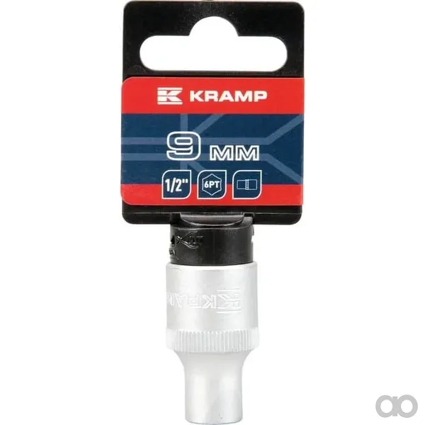 Kramp - 18060130090KR - Sechskantschluesselaufsatz 1/2" 9 mm