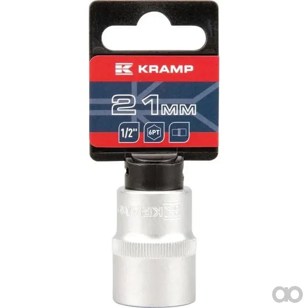 Kramp - 18060130210KR - Steckschluesselseinsatz 1/2" Sechskant 21 mm