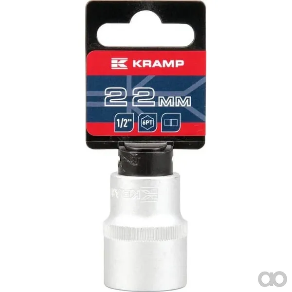 Kramp - 18060130220KR - Steckschluesselseinsatz 1/2" Sechskant 22 mm