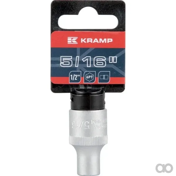 Kramp - 18060131080KR - Steckschluesselseinsatz 1/2" Sechskant 5/16"
