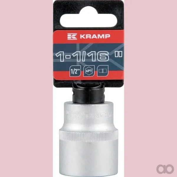 Kramp - 18060131270KR - Steckschlüssel 1/2" Sechskant 1 1/16"