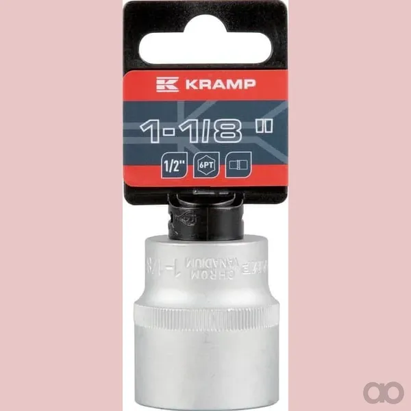 Kramp - 18060131310KR - Steckschlüssel 1/2" Sechskant 1 1/8"