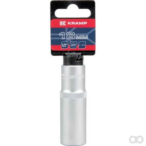 Kramp - 18060133180KR - Steckschlüssel Lang 1/2" Sechskant 18mm