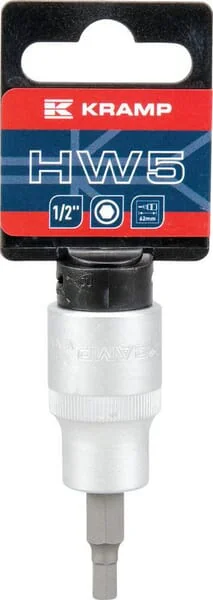 Kramp - 18060135005KR - Steckschlüssel-Einsatz 1/2" Sechskant 5mm