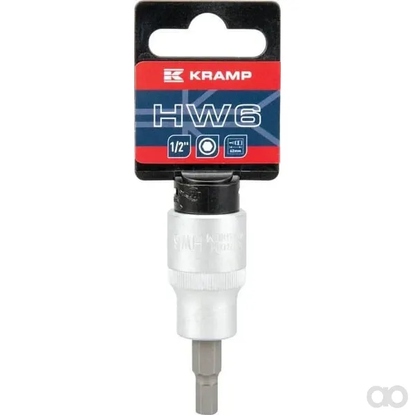 Kramp - 18060135006KR - Steckschlüssel-Einsatz 1/2" Sechskant 6mm