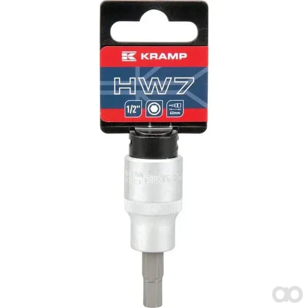 Kramp - 18060135007KR - Steckschlüssel-Einsatz 1/2" Sechskant 7mm