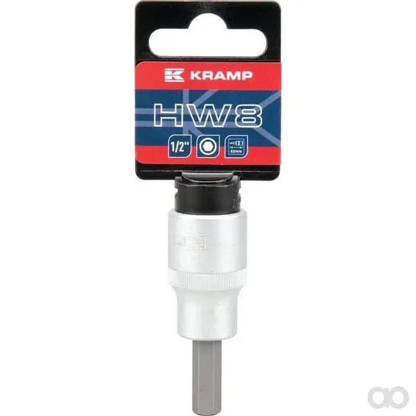Kramp - 18060135008KR - Steckschlüssel-Einsatz 1/2" Sechskant 8mm
