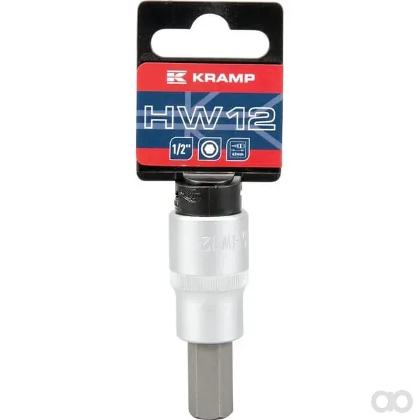 Kramp - 18060135012KR - Steckschlüssel-Einsatz 1/2" Sechskant 12mm