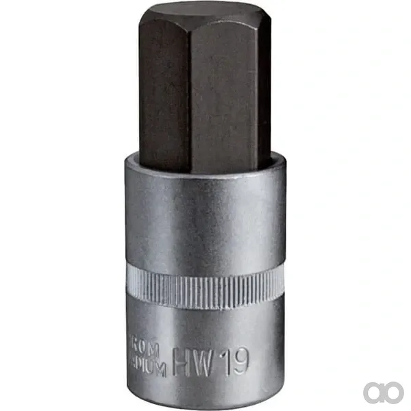 Kramp - 18060135019KR - Steckschlüssel-Einsatz 1/2" Sechskant 19mm