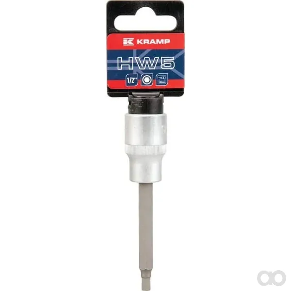 Kramp - 18060135105KR - Steckschlüssel-Einsatz Lang 1/2" Sechskant 5mm