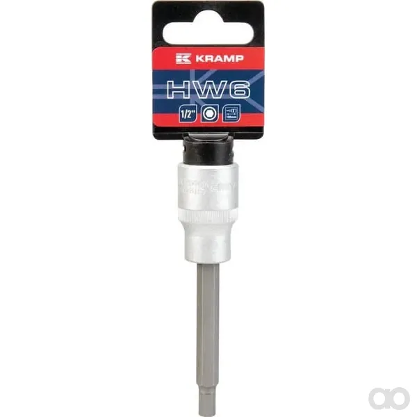 Kramp - 18060135106KR - Verlängerung für Steckschlüssel Lang 1/2" Sechskant 6mm