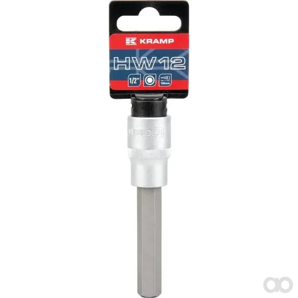 Kramp - 18060135112KR - Verlängerung für Steckschlüssel Lang 1/2" Sechskant 12mm