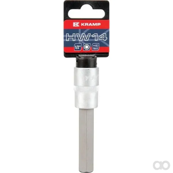 Kramp - 18060135114KR - Verlängerung für Steckschlüssel Lang 1/2" Sechskant 14mm