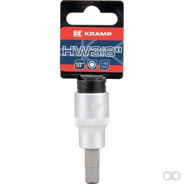 Kramp - 18060135210KR - Steckschlüssel-Einsatz 1/2" Sechskant 3/8"