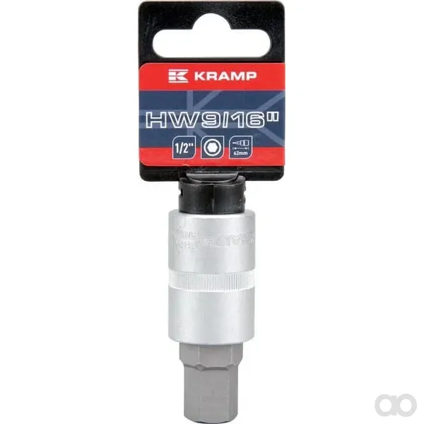 Kramp - 18060135214KR - Steckschlüssel-Einsatz 1/2" Sechskant 9/16"