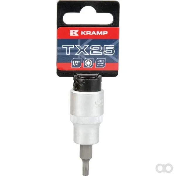 Kramp - 18060136025KR - Steckschlüsseleinsatz 1/2" Torx TX 25