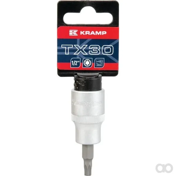 Kramp - 18060136030KR - Steckschlüsseleinsatz 1/2" Torx TX 30
