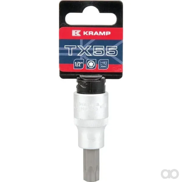 Kramp - 18060136055KR - Steckschlüsseleinsatz 1/2" Torx TX 55
