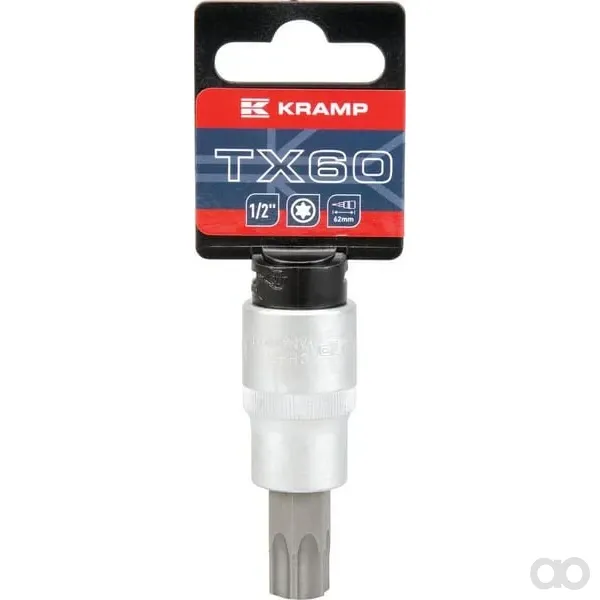Kramp - 18060136060KR - Steckschlüsseleinsatz 1/2" Torx TX 60