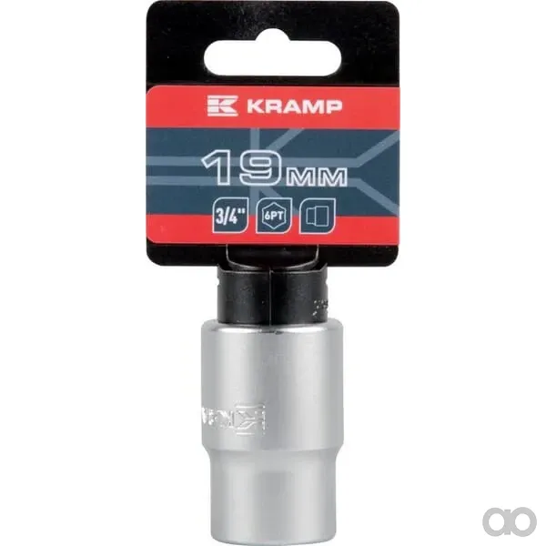 Kramp - 18060190190KR - Steckschlüssel 3/4" Sechskant 19 mm