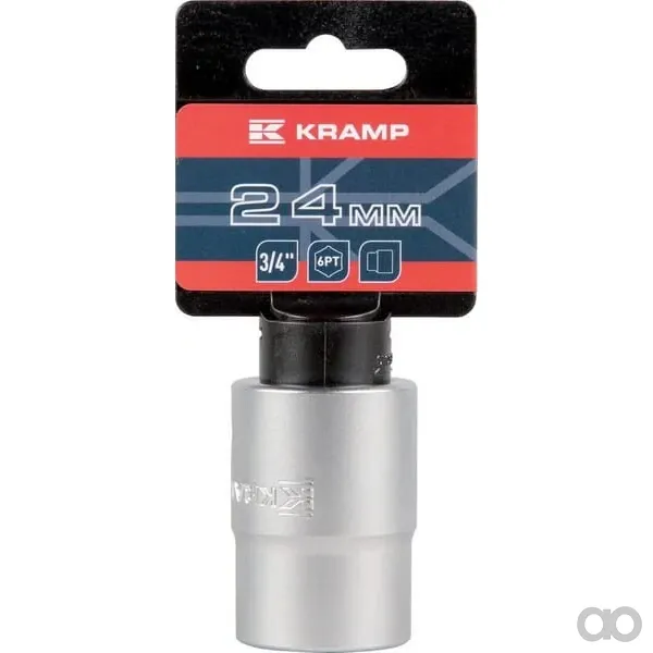 Kramp - 18060190240KR - 3/4" Sechskant-Steckschlüssel 24 mm