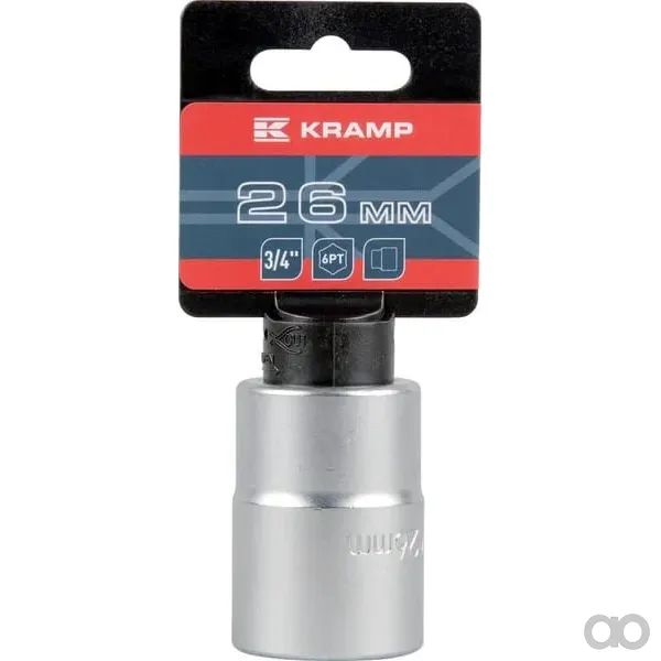 Kramp - 18060190260KR - 3/4" Sechskant-Steckschlüssel 26 mm
