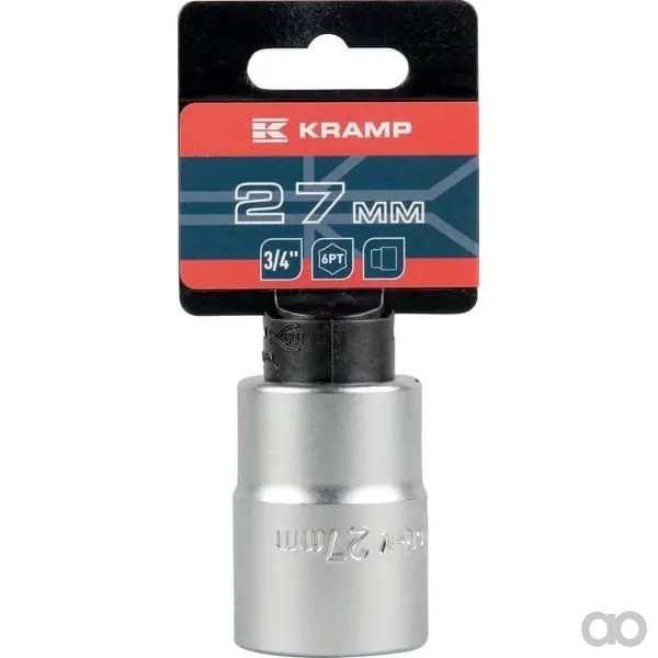 Kramp - 18060190270KR - 3/4" Sechskant-Steckschlüssel 27 mm