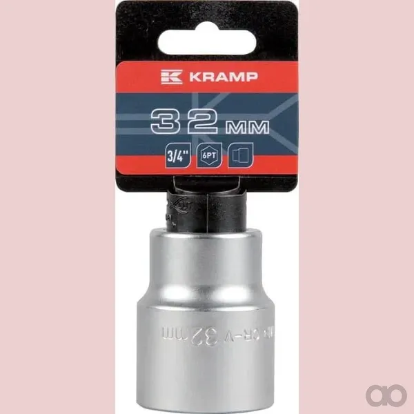 Kramp - 18060190320KR - 3/4" Sechskant-Steckschlüssel 32 mm